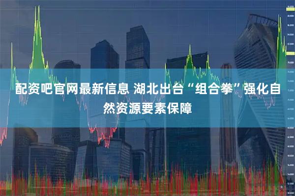 配资吧官网最新信息 湖北出台“组合拳”强化自然资源要素保障
